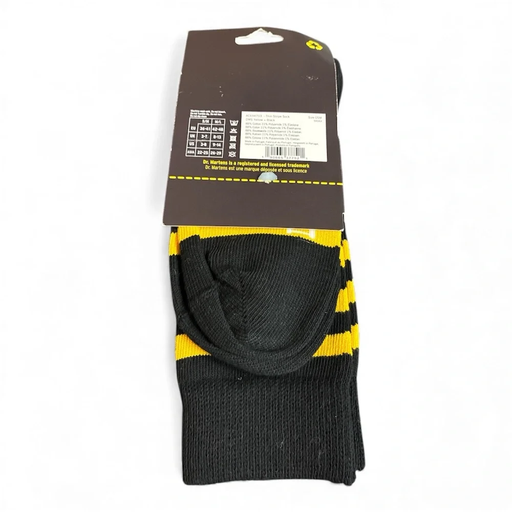Dr. Martens Thin Striped Socks Size S/M New With Tags